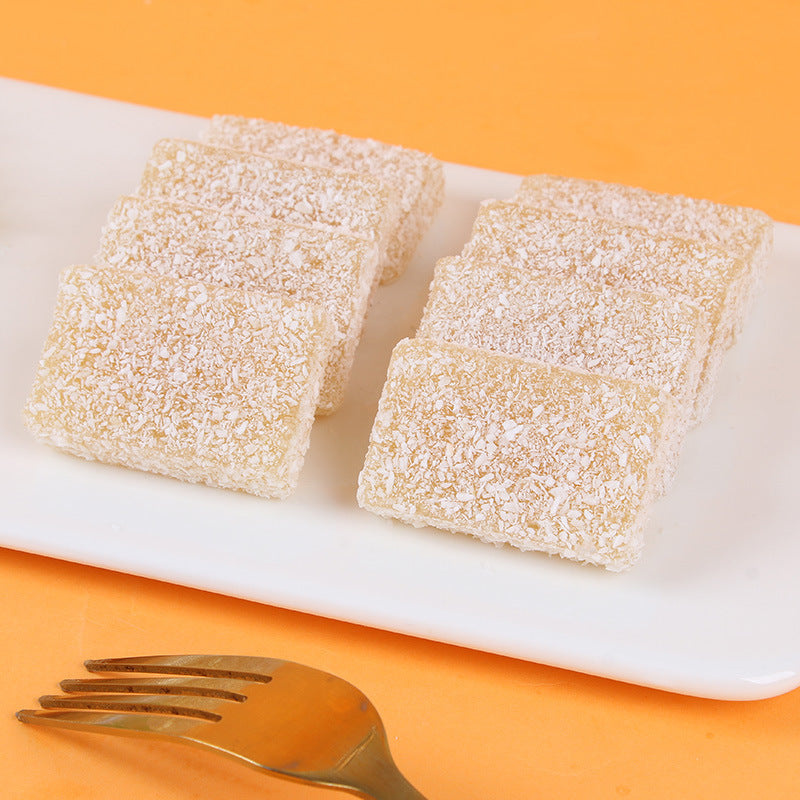 Coconut cake, shredded coconut, fudge, wedding candy, individually packaged bulk snacks, Chaoshan specialty snacks 椰子糕椰蓉椰丝软糖结婚喜糖独立包装散装零食潮汕特产小吃