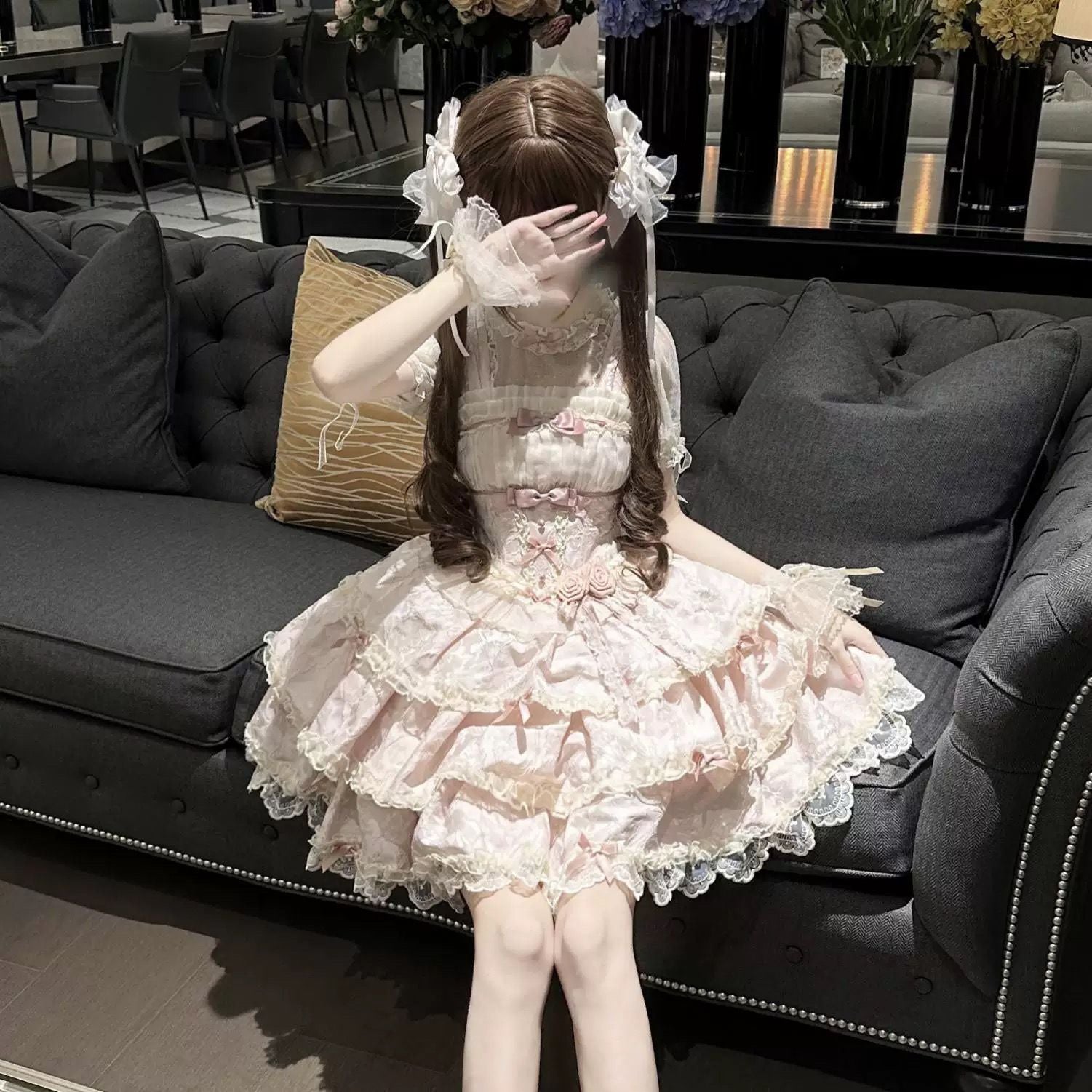 Lolita dress, ballet style, doll-like everyday dress, Lolita skirt
