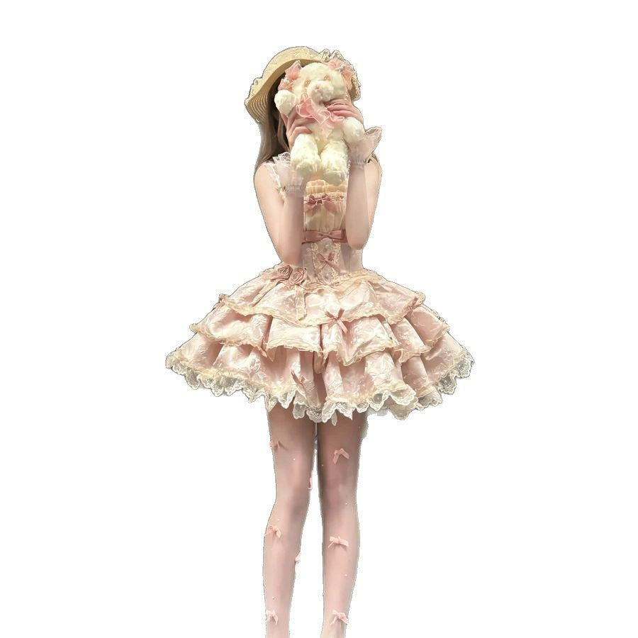 Lolita dress, ballet style, doll-like everyday dress, Lolita skirt