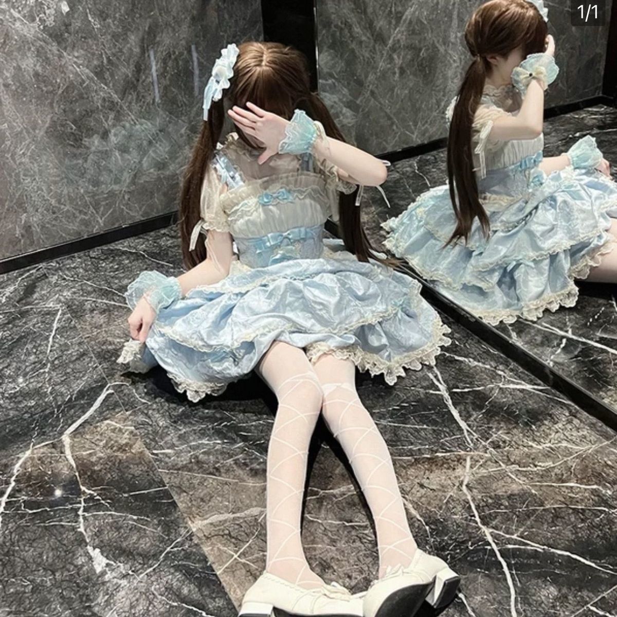 Lolita dress, ballet style, doll-like everyday dress, Lolita skirt