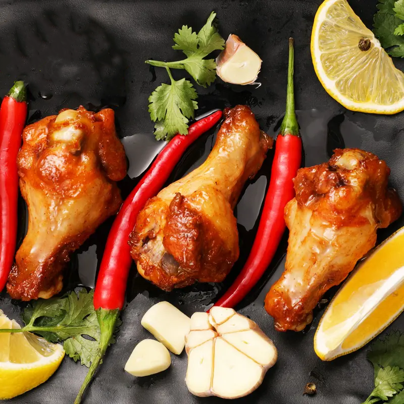 Orleans Chicken Thighs Spicy Braised Chicken Wing Root Vacuum Night Snack Snacks 5 packs/15 packs