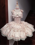 Dreamy Gift Box Lolita Original Design Floral Prelude Everyday Lolita Dress