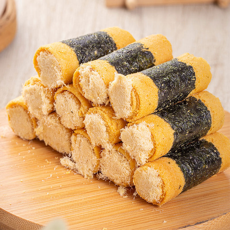 Macao specialty Handletter traditional pastry snack biscuits wholesale whole box Macao Fuli laver Chicken rolls 225g