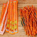 Urban roots, long spicy strips, fun snack food, snacks, office spicy snacks, independent packaging