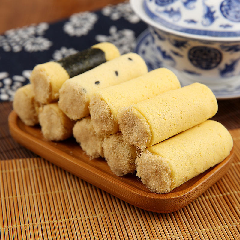 Macao specialty Handletter traditional pastry snack biscuits wholesale whole box Macao Fuli laver Chicken rolls 225g