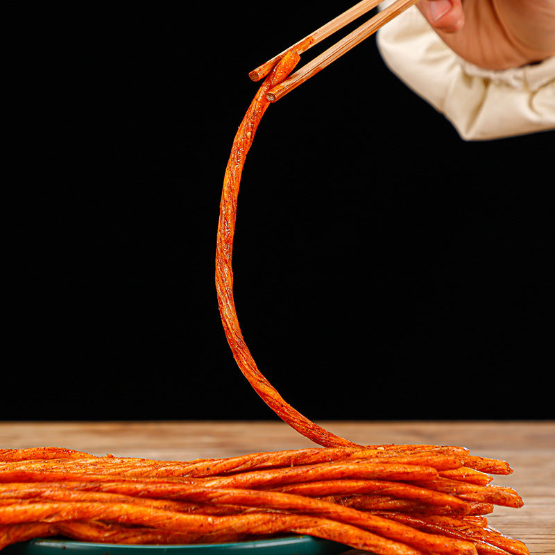 Urban roots, long spicy strips, fun snack food, snacks, office spicy snacks, independent packaging