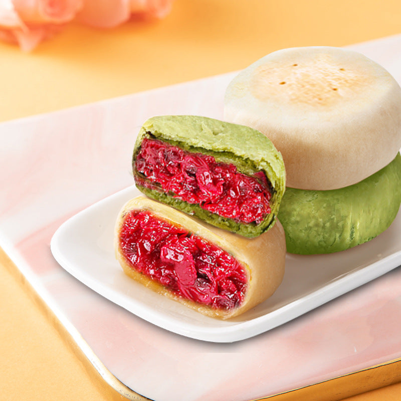 Flower Cake 500g Special Rose Cake Full Box Gift Box with Internet Famous Snacks to Fill Hunger, Relax, and Follow Drama Snacks