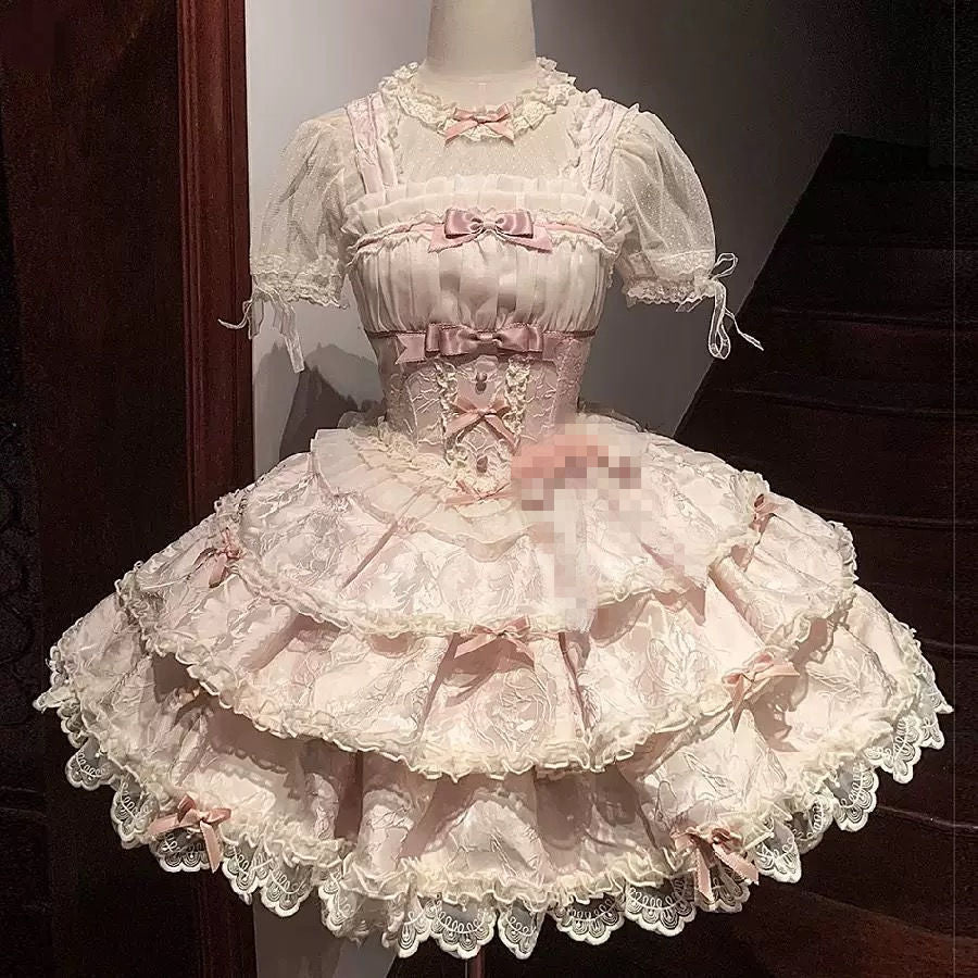 Lolita dress, ballet style, doll-like everyday dress, Lolita skirt